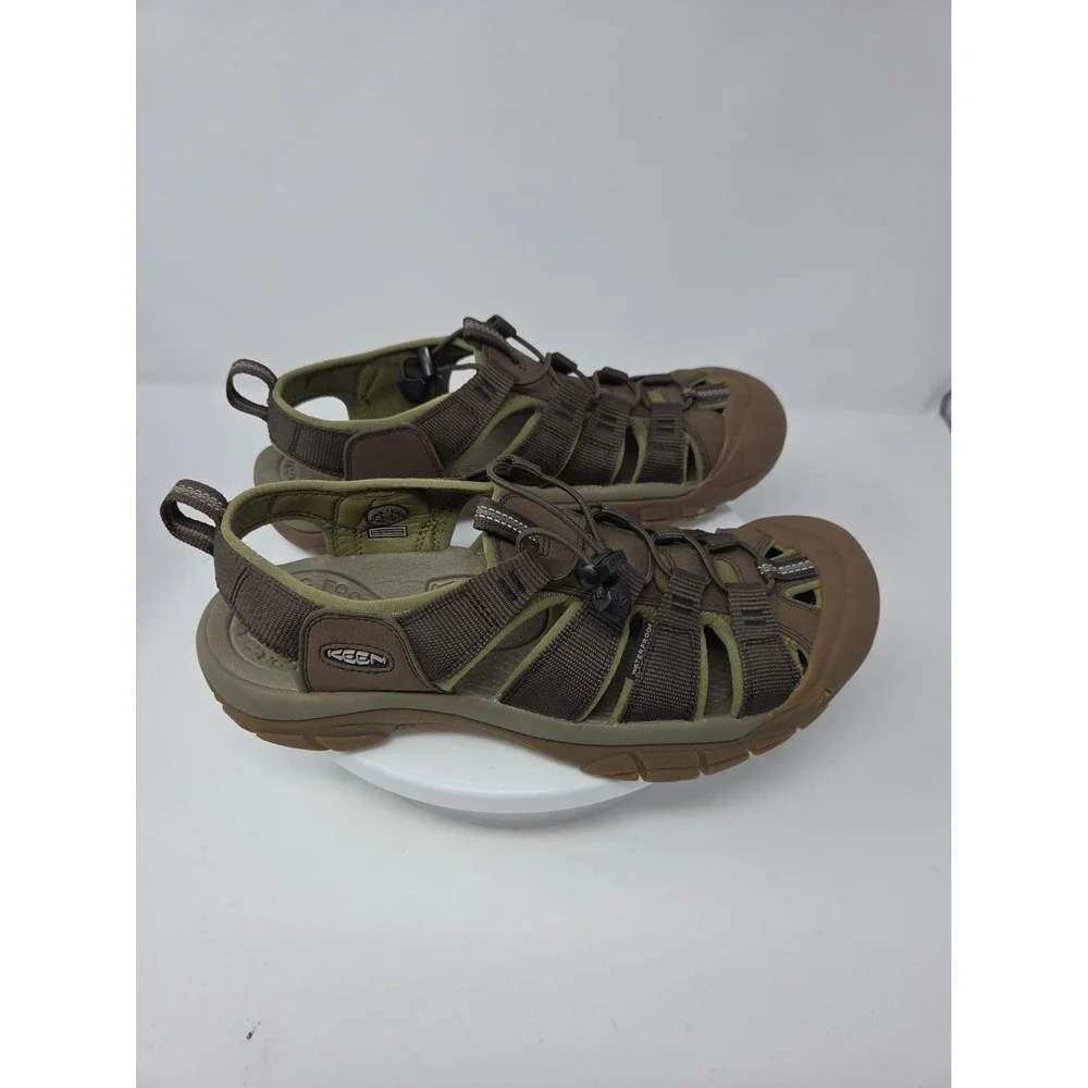 KEEN Men's 10.5 Newport H2 Sandal Olive Drab/Canteen 1025999